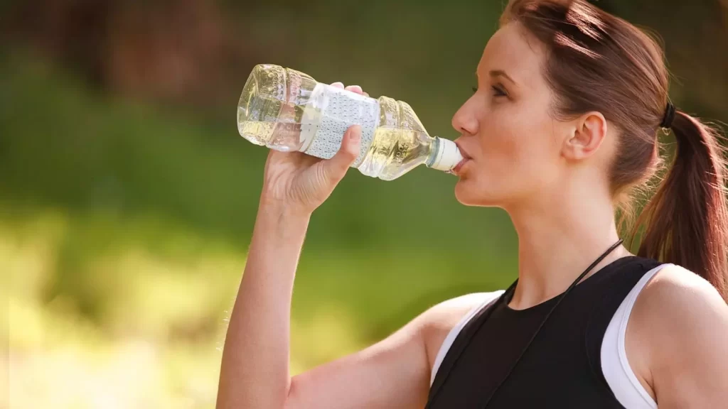 Women Drinking Plenty of Water