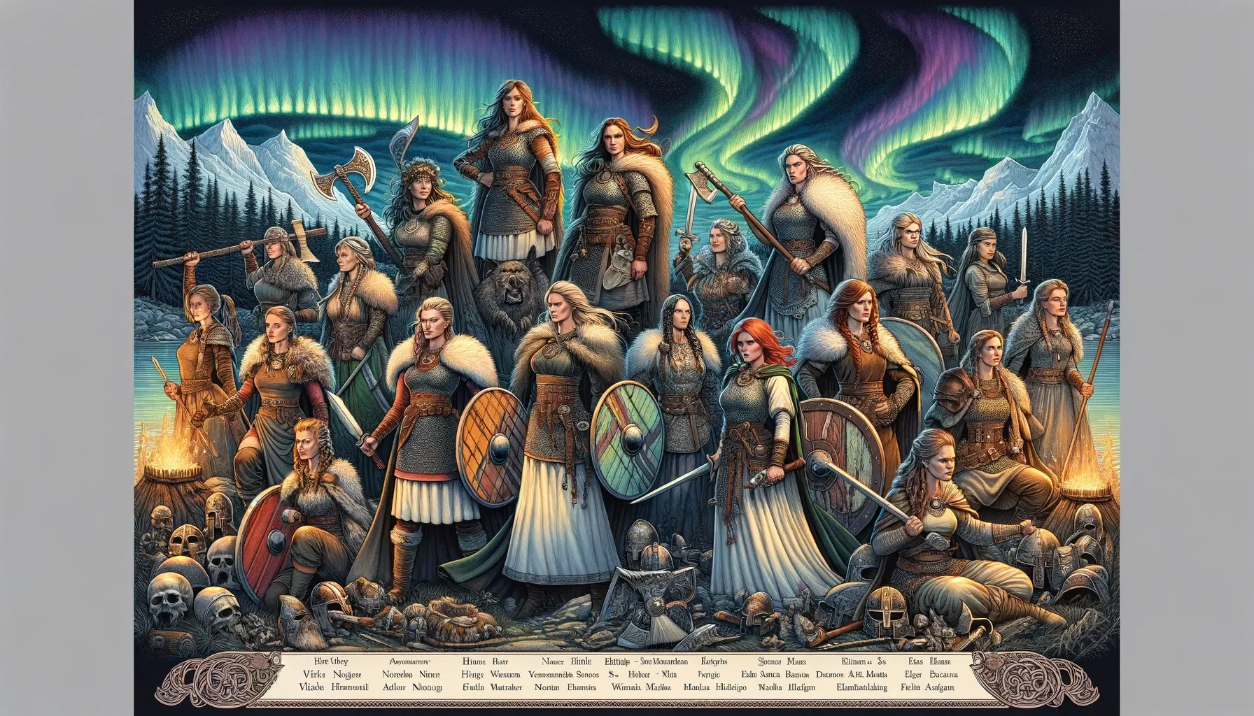 57 Strong Female Viking Names and Their Meanings