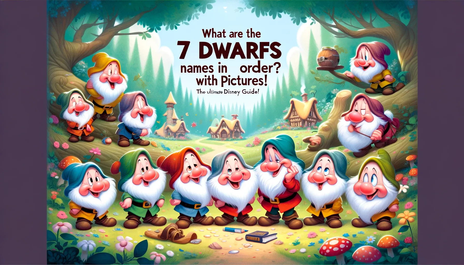 What Are the 7 Dwarfs Names in Order With Pictures